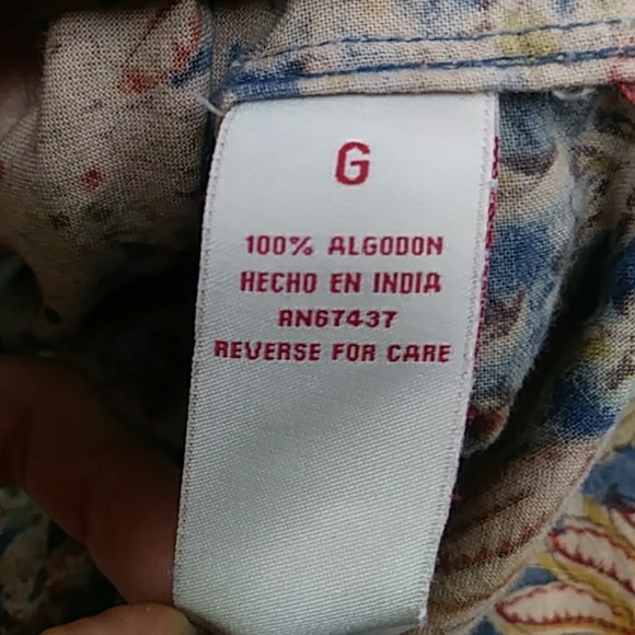 Ralph Lauren Men's Large Vintage Floral Button Up Long Sleeve Shirt - Picture 7 of 9